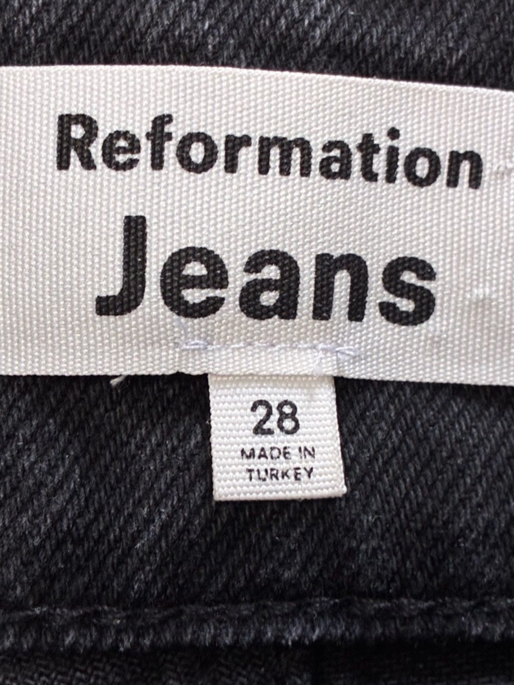 Reformation Cynthia Belted High -Rise Straight Leg Jeans Women’s Size 28 - Picture 4 of 8